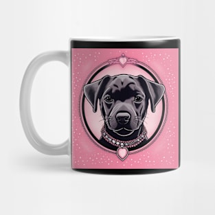 Sweet Black Staffy Mug